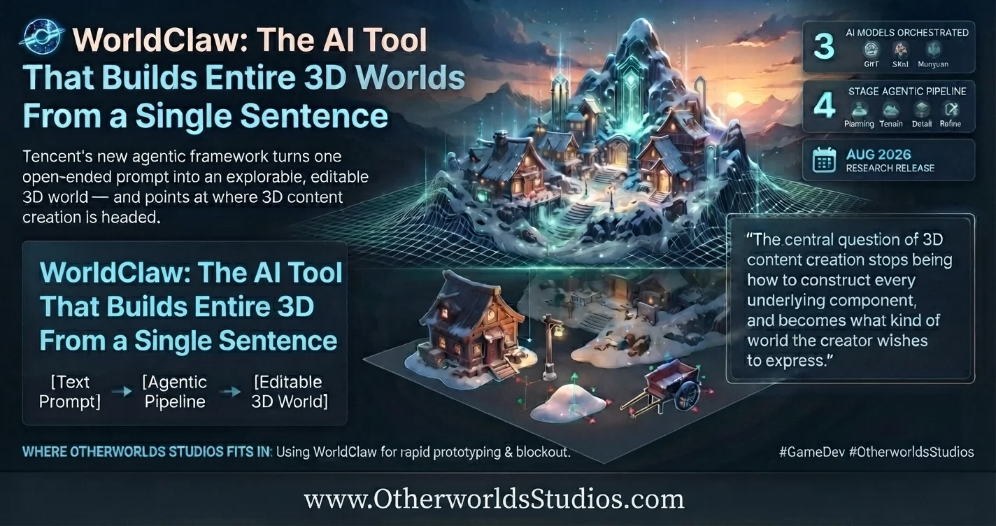 Tencent’s New AI Can Build Entire 3D Worlds From a Single Sentence